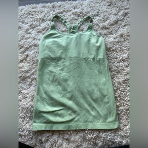 Lululemon Ebb to Street tank - 8 - mint green - no bra pads